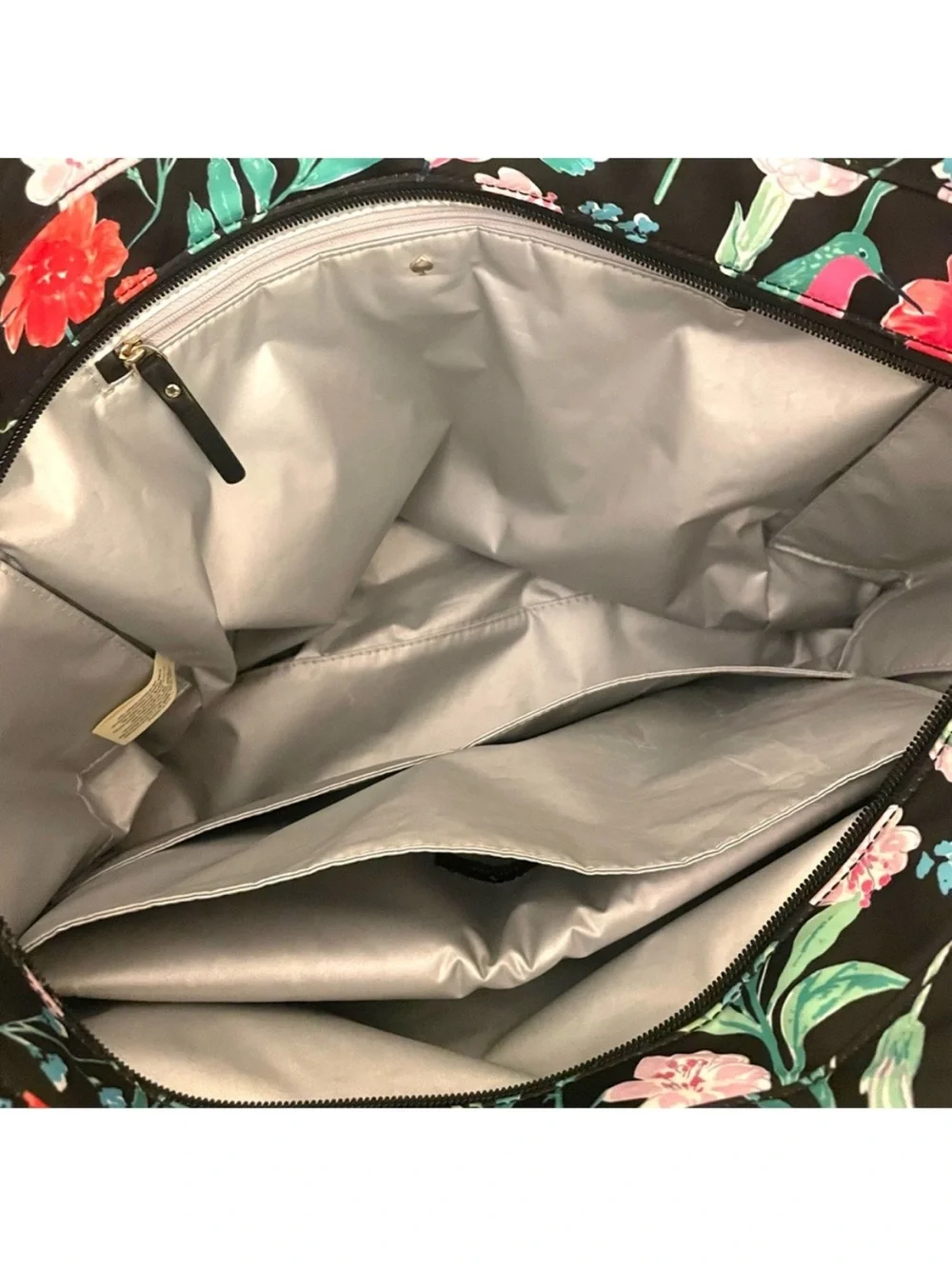 Kate Spade Watson Lane Pauline Hummingbird Floral Diaper Bag with Changing Pad